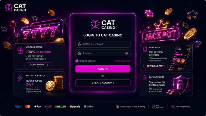 cat casino Gameplay