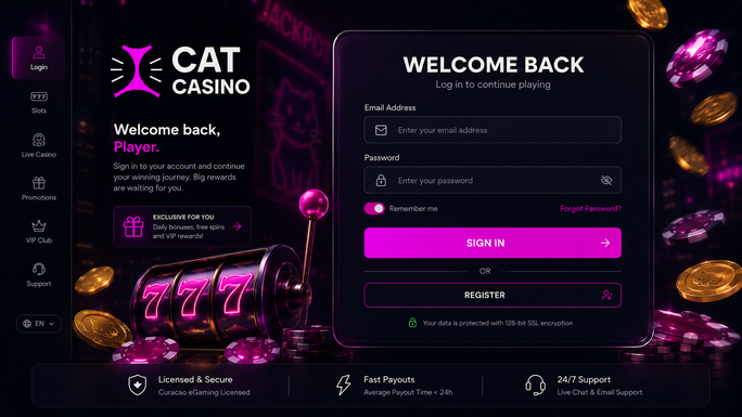 cat casino Gameplay